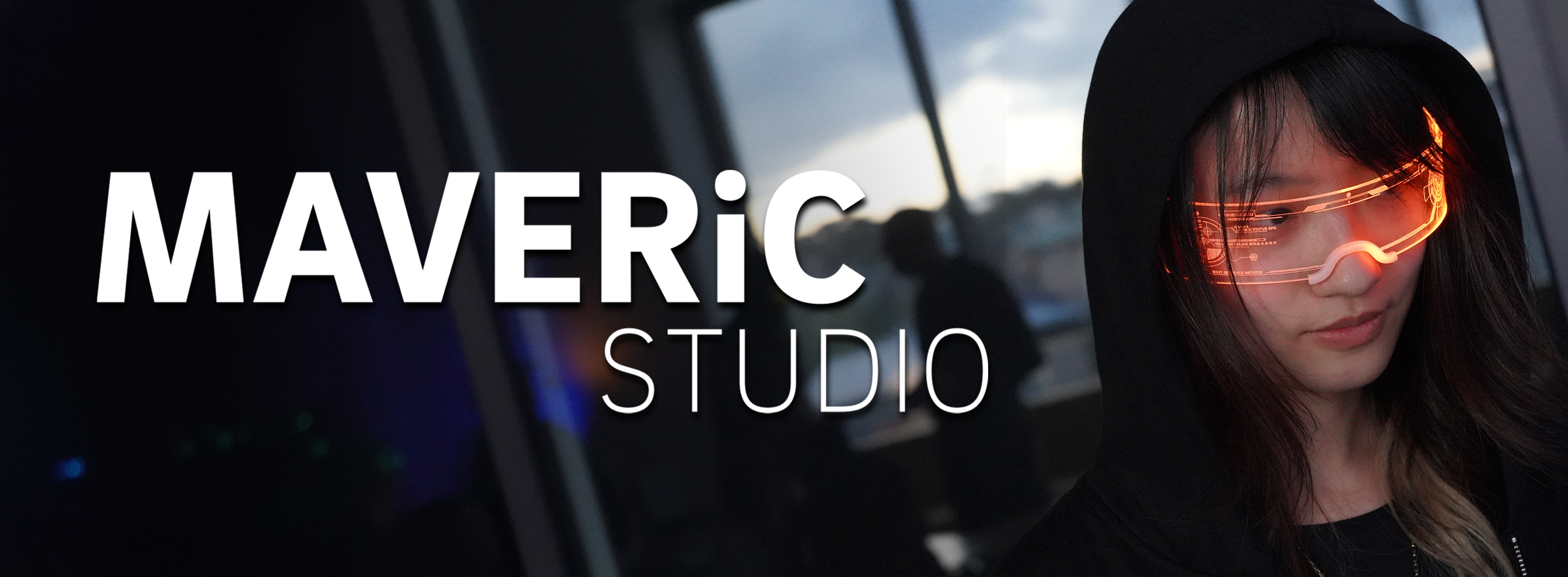 Modern futuristic student